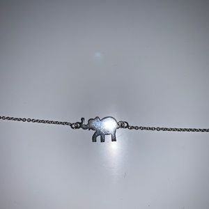 Sterling silver elephant bracelet